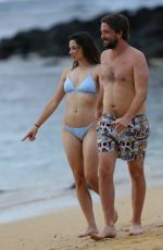 CRYSTAL REED in Bikini on the Beach in Hawaii