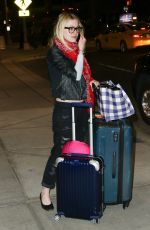 DAKOTA FANNING Arrives at JFK Airport in New York 2203