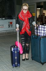 DAKOTA FANNING Arrives at JFK Airport in New York 2203