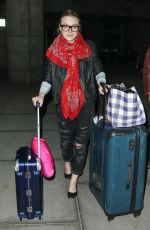 DAKOTA FANNING Arrives at JFK Airport in New York 2203