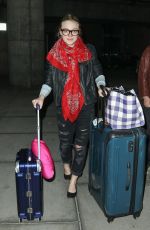 DAKOTA FANNING Arrives at JFK Airport in New York 2203