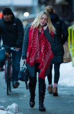 DAKOTA FANNING Out and About in New York 0603
