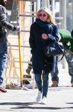 DAKOTA FANNING Out and About in New York