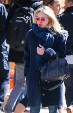 DAKOTA FANNING Out and About in New York