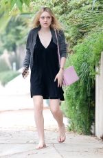 DAKOTA FANNING Out and About in Studio City 2103