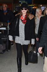 DAKOTA JOHNSON at Charles De Gaulle Airport in France