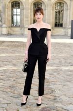 DAKOTA JOHNSON at Christian Dior Fashion Show in Paris