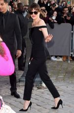 DAKOTA JOHNSON at Christian Dior Fashion Show in Paris