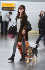 DAKOTA JOHNSON at JFK Airport