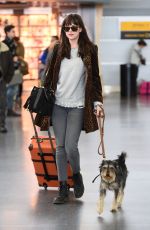 DAKOTA JOHNSON at JFK Airport