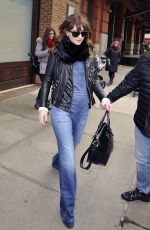 DAKOTA JOHNSON Leaves Her Hotel in New York 2602