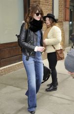 DAKOTA JOHNSON Leaves Her Hotel in New York 2602