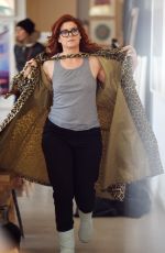 DEBRA MESSING Out Shopping in New York 1803