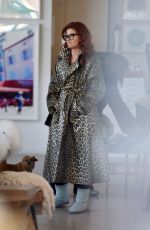 DEBRA MESSING Out Shopping in New York 1803