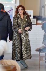 DEBRA MESSING Out Shopping in New York 1803