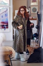DEBRA MESSING Out Shopping in New York 1803