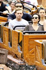 DEMI LOVATO at Disneyland in Anaheim 1803