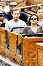 DEMI LOVATO at Disneyland in Anaheim 1803