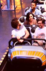 DEMI LOVATO at Disneyland in Anaheim 1803