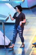 DEMI LOVATO at Disneyland in Anaheim 1803