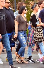 DEMI LOVATO at Disneyland in Anaheim 1803