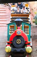 DEMI LOVATO at Disneyland in Anaheim 1803