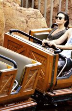 DEMI LOVATO at Disneyland in Anaheim 1803