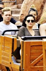 DEMI LOVATO at Disneyland in Anaheim 1803
