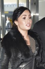 DEMI LOVATO in Tights Arrives at JFK Airport in New York 1203