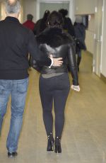 DEMI LOVATO in Tights Arrives at JFK Airport in New York 1203