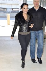 DEMI LOVATO in Tights Arrives at JFK Airport in New York 1203