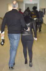 DEMI LOVATO in Tights Arrives at JFK Airport in New York 1203