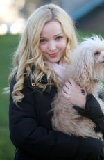 DOVE CAMERON on the Set of Monsterville the Cabinet of Souls in Vancouver 0302
