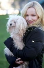DOVE CAMERON on the Set of Monsterville the Cabinet of Souls in Vancouver 0302