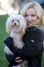 DOVE CAMERON on the Set of Monsterville the Cabinet of Souls in Vancouver 0302
