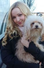DOVE CAMERON on the Set of Monsterville the Cabinet of Souls in Vancouver 0302