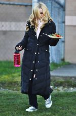 DOVE CAMERON on the Set of Monsterville the Cabinet of Souls in Vancouver 0302