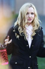 DOVE CAMERON on the Set of Monsterville the Cabinet of Souls in Vancouver 0302