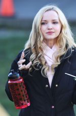 DOVE CAMERON on the Set of Monsterville the Cabinet of Souls in Vancouver 0302