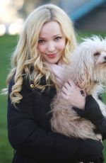 DOVE CAMERON on the Set of Monsterville the Cabinet of Souls in Vancouver 0302