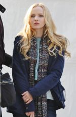 DOVE CAMERON on the Set of Monsterville the Cabinet of Souls in Vancouver