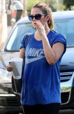 DREW BARRYMORE in Leggings Leaves a Gym in Los Angeles