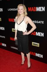 ELISABETH MOSS at Mad Men Special Screening in New York