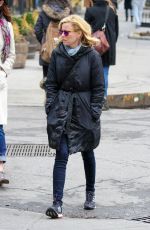 ELIZABETH BANKS Out and About in New York 2003