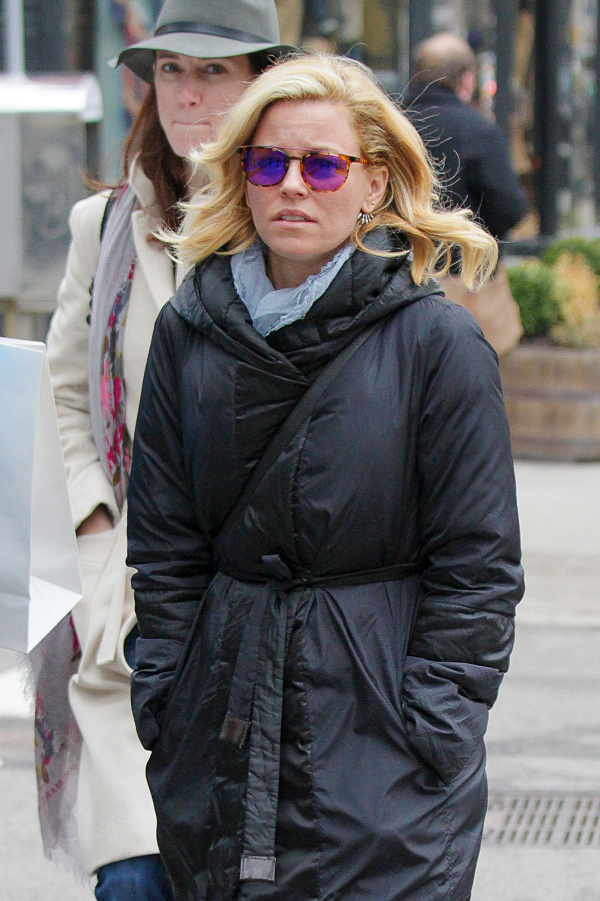ELIZABETH BANKS Out and About in New York.