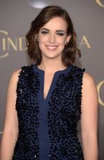 ELIZABETH HENSTRIDGE at Cinderella Premiere in Hollywood