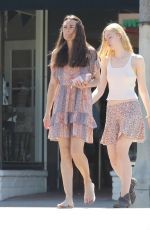 ELLE FANNING Out Shopping in Studio City