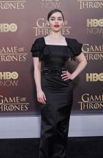 EMILIA CLARKE at Game of Thrones Season 5 Premiere in San Francisco