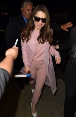 EMILIA CLARKE At Los Angeles International Airport 2203