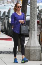 EMILY BLUNT Leaves a Gym Class in Los Angeles 1103
